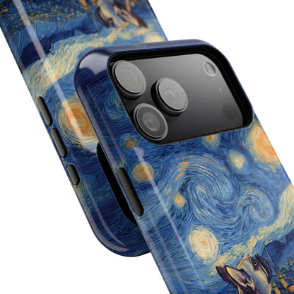 Barky Night (Frenchie) Design iPhone Case