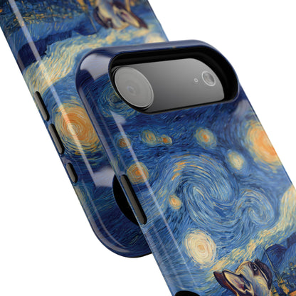 Barky Night (Frenchie) Design iPhone Case