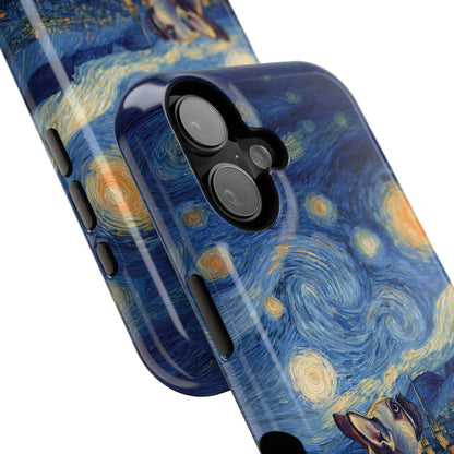 Barky Night (Frenchie) Design iPhone Case