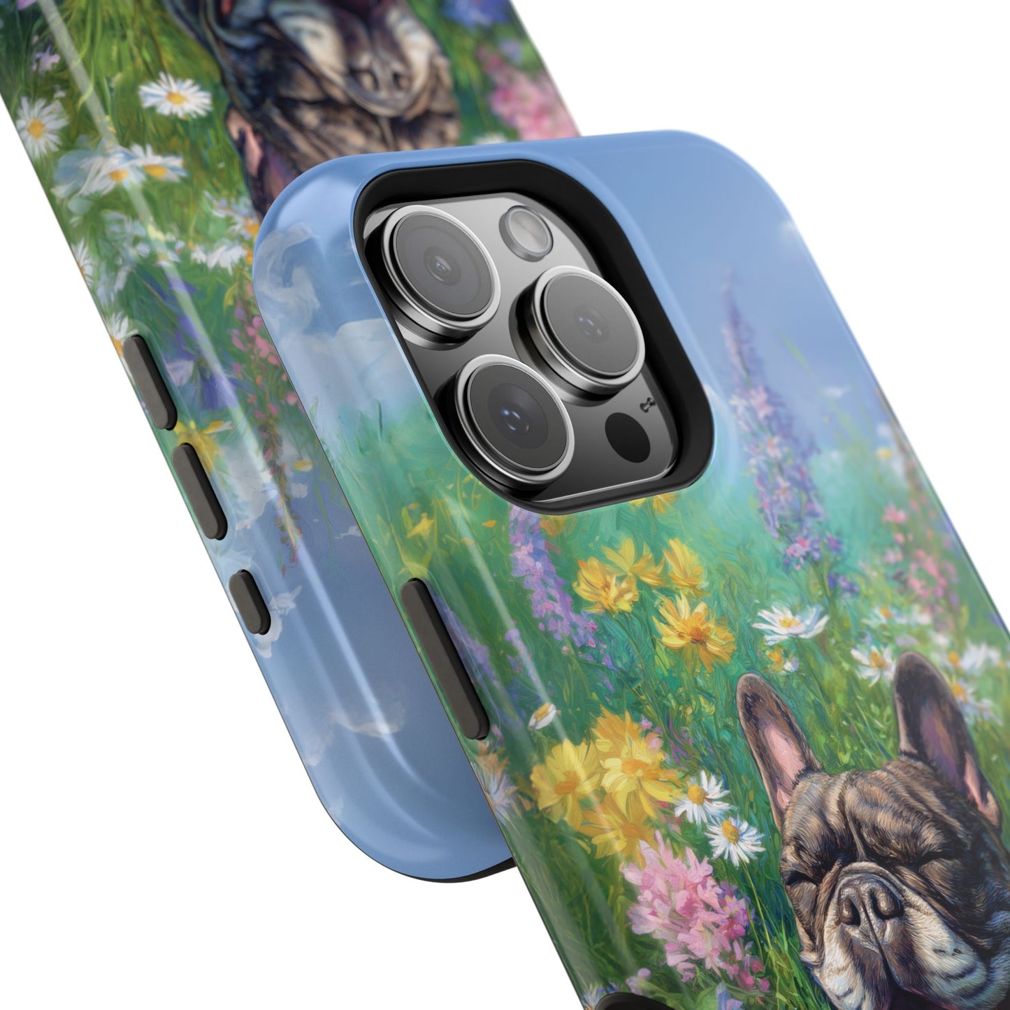 Blissful Frenchie Design iPhone Case