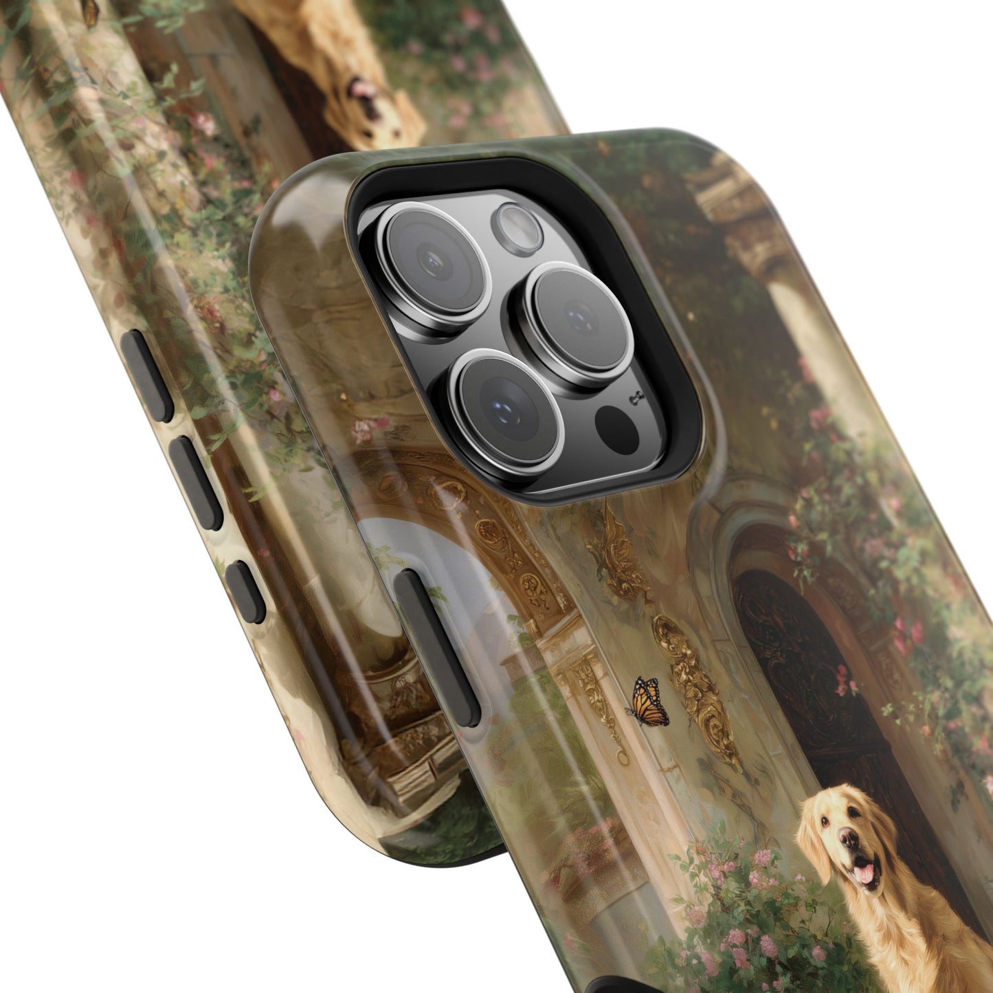 The Royal Golden Guardian Design iPhone Case