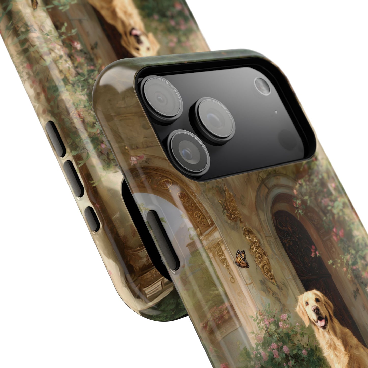 The Royal Golden Guardian Design iPhone Case