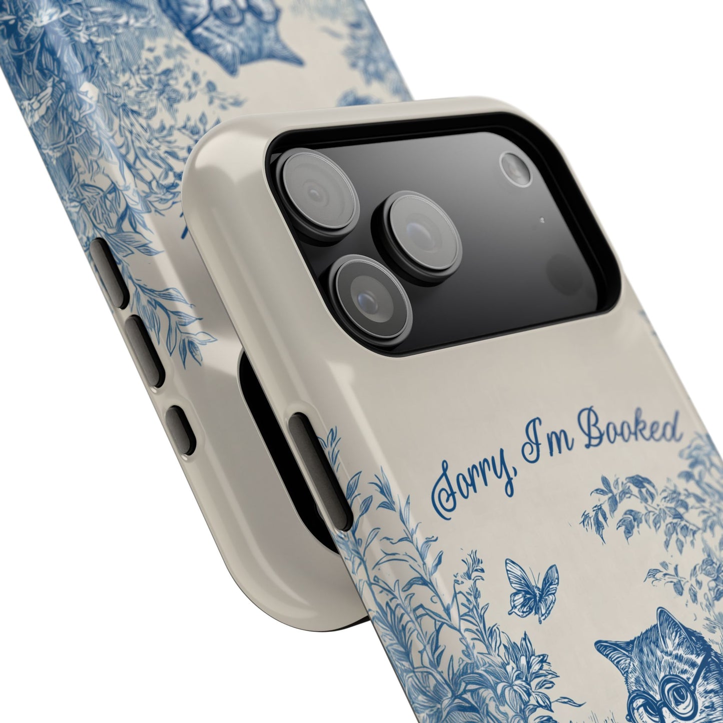 Sorry I'm Booked Design iPhone Case