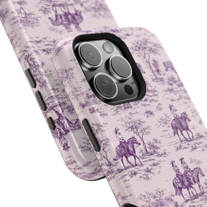 Toile de Cowgirl Design iPhone Case