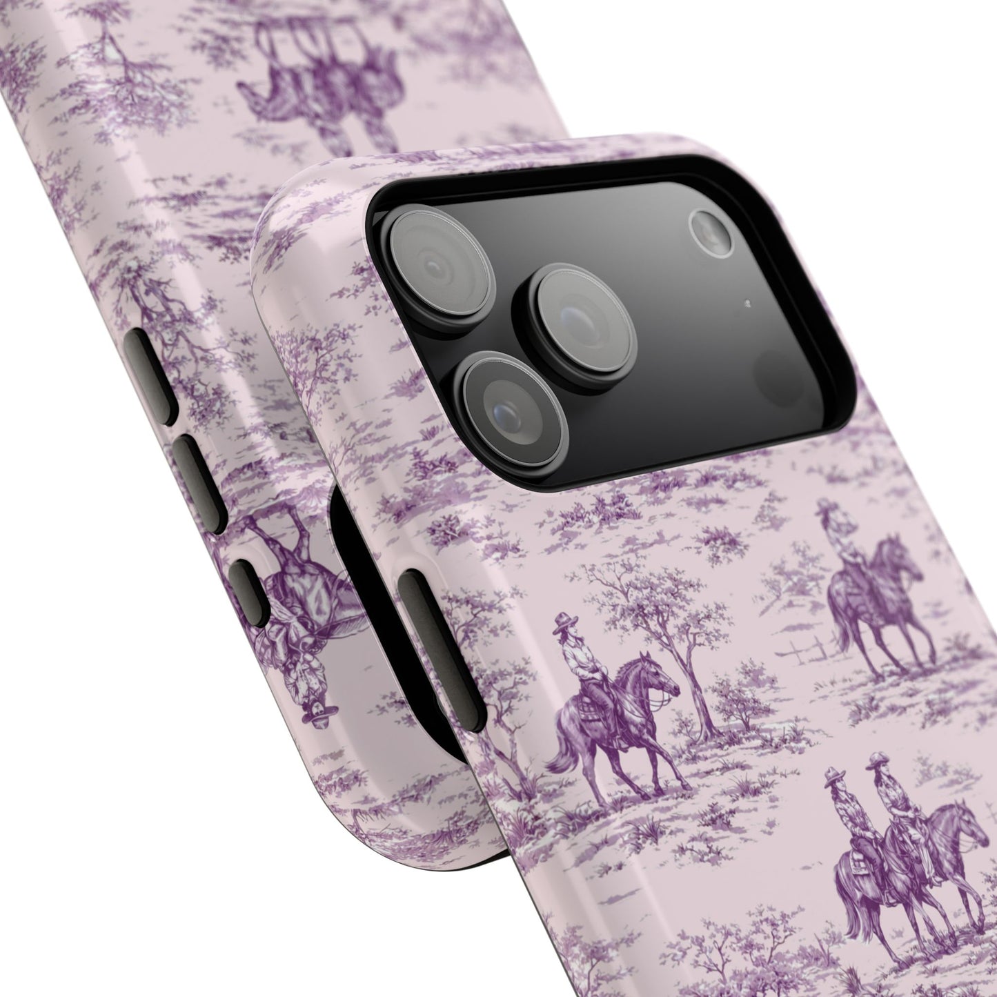 Toile de Cowgirl Design iPhone Case