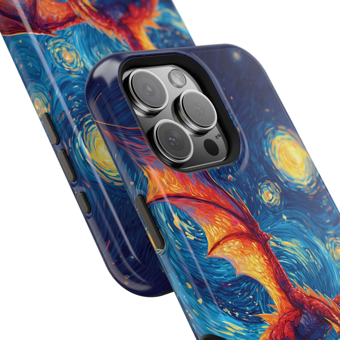 The Midnight Drake – Fantasy Art iPhone Case