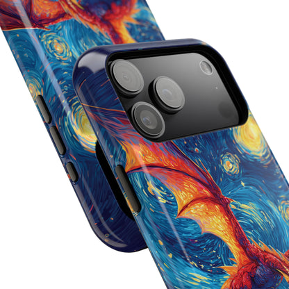 The Midnight Drake – Fantasy Art iPhone Case
