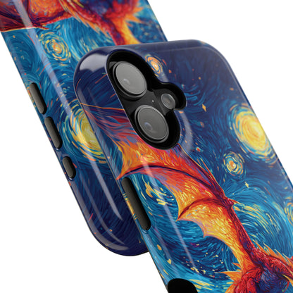 The Midnight Drake – Fantasy Art iPhone Case