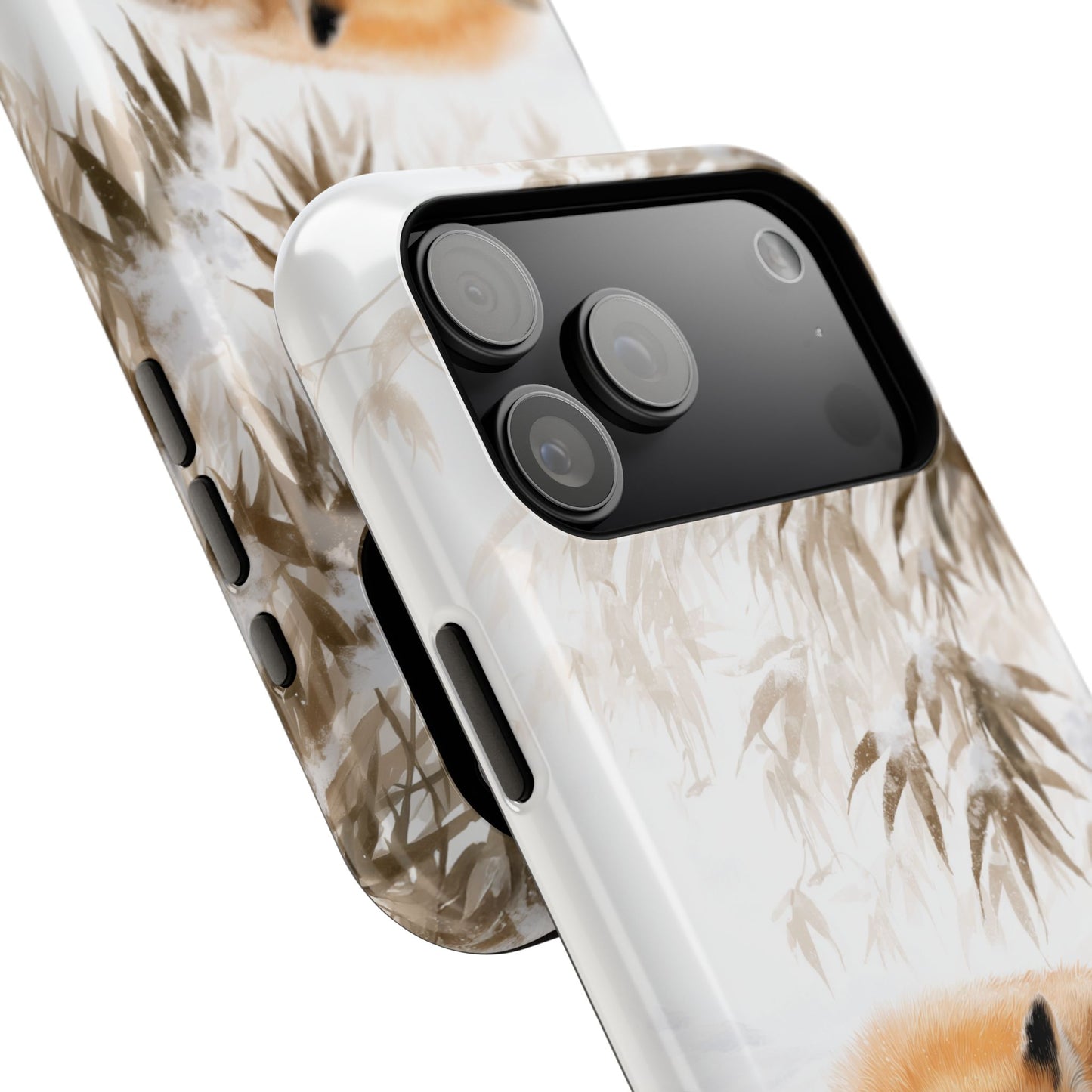 The Sleeping Kitsune Design iPhone Case