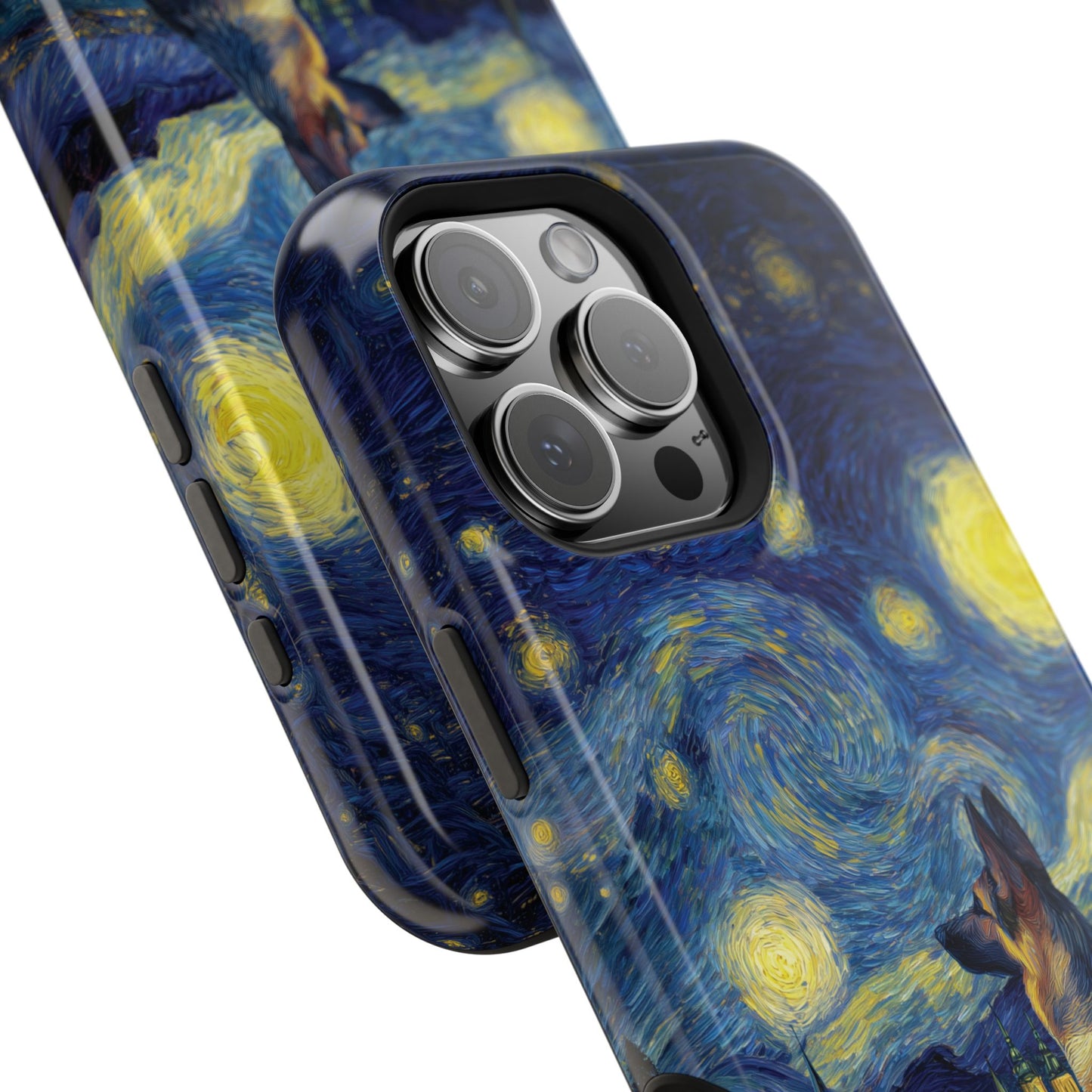 Barky Night (German Shepherd) Design iPhone Case