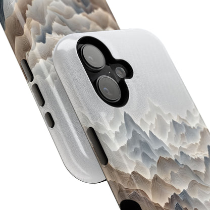 The Sweeping Valley – Sculptural Mountain Design iPhone Case