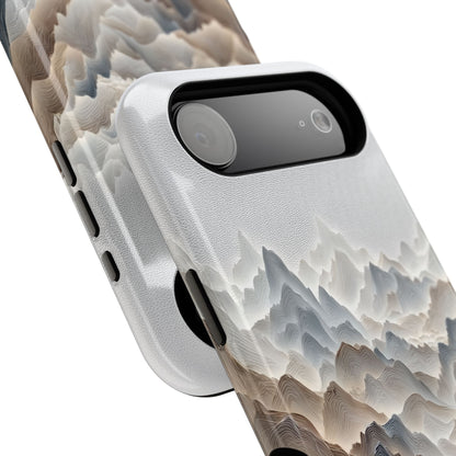 The Sweeping Valley – Sculptural Mountain Design iPhone Case