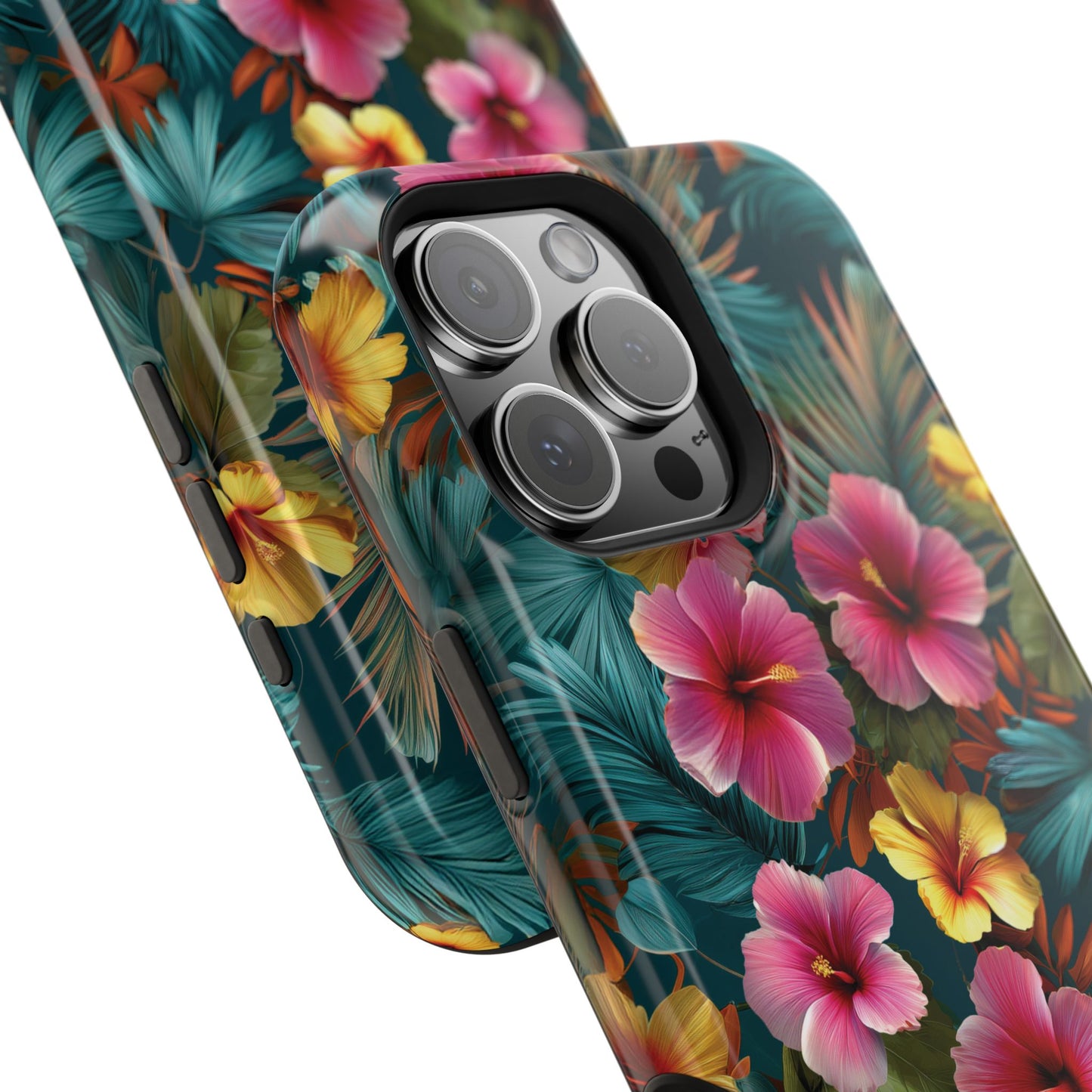 The Moody Oasis – Dark Tropical Design iPhone Case
