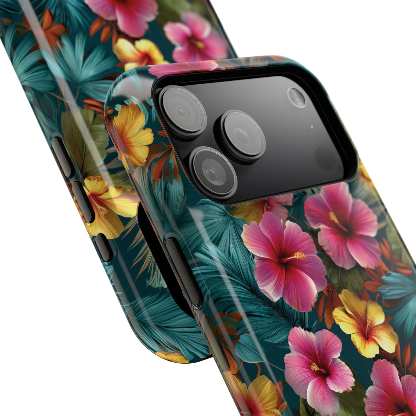 The Moody Oasis – Dark Tropical Design iPhone Case