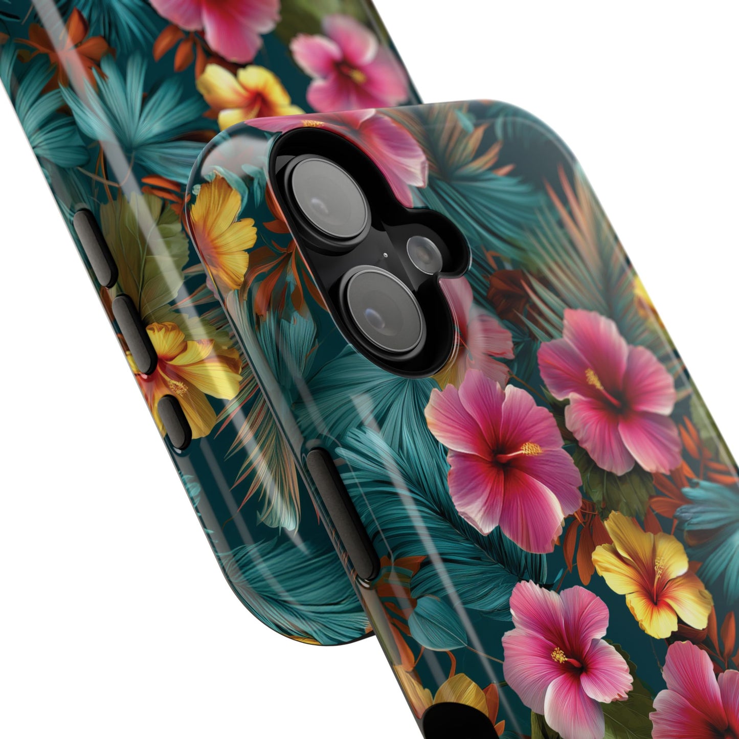 The Moody Oasis – Dark Tropical Design iPhone Case