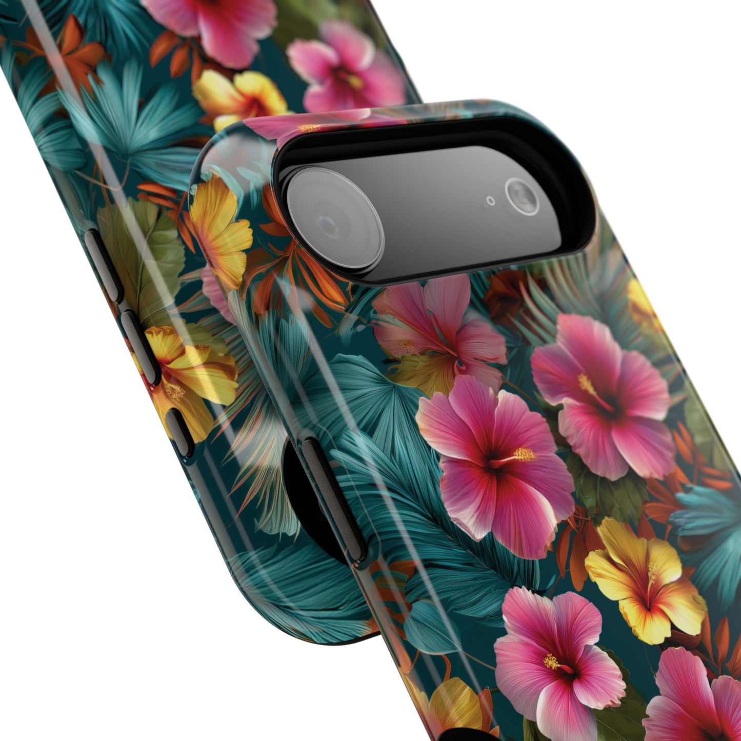 The Moody Oasis – Dark Tropical Design iPhone Case