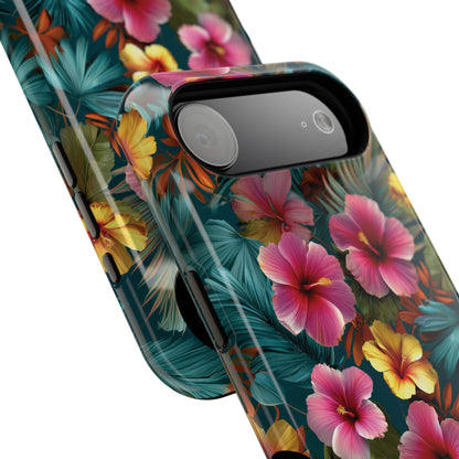 The Moody Oasis – Dark Tropical Design iPhone Case