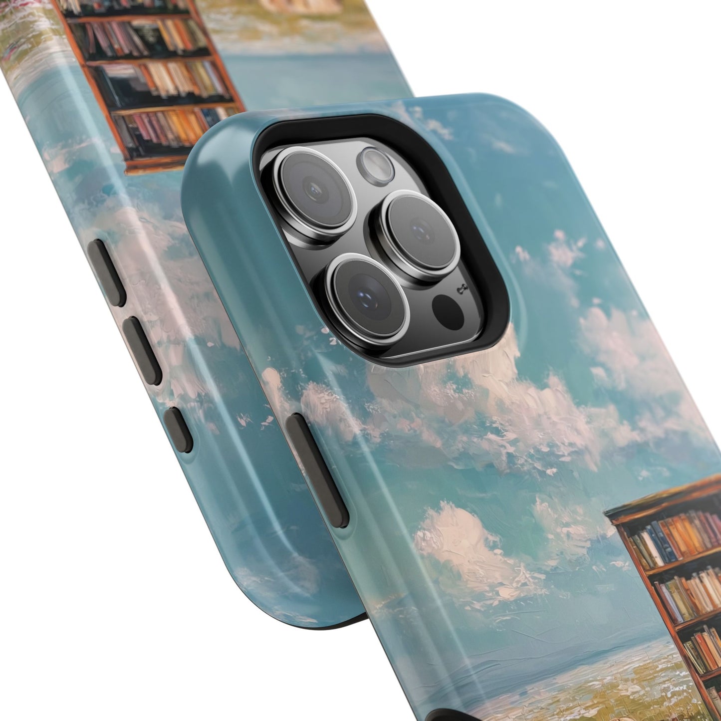 The Dreamer's Study – Surreal Meadow Design iPhone Case