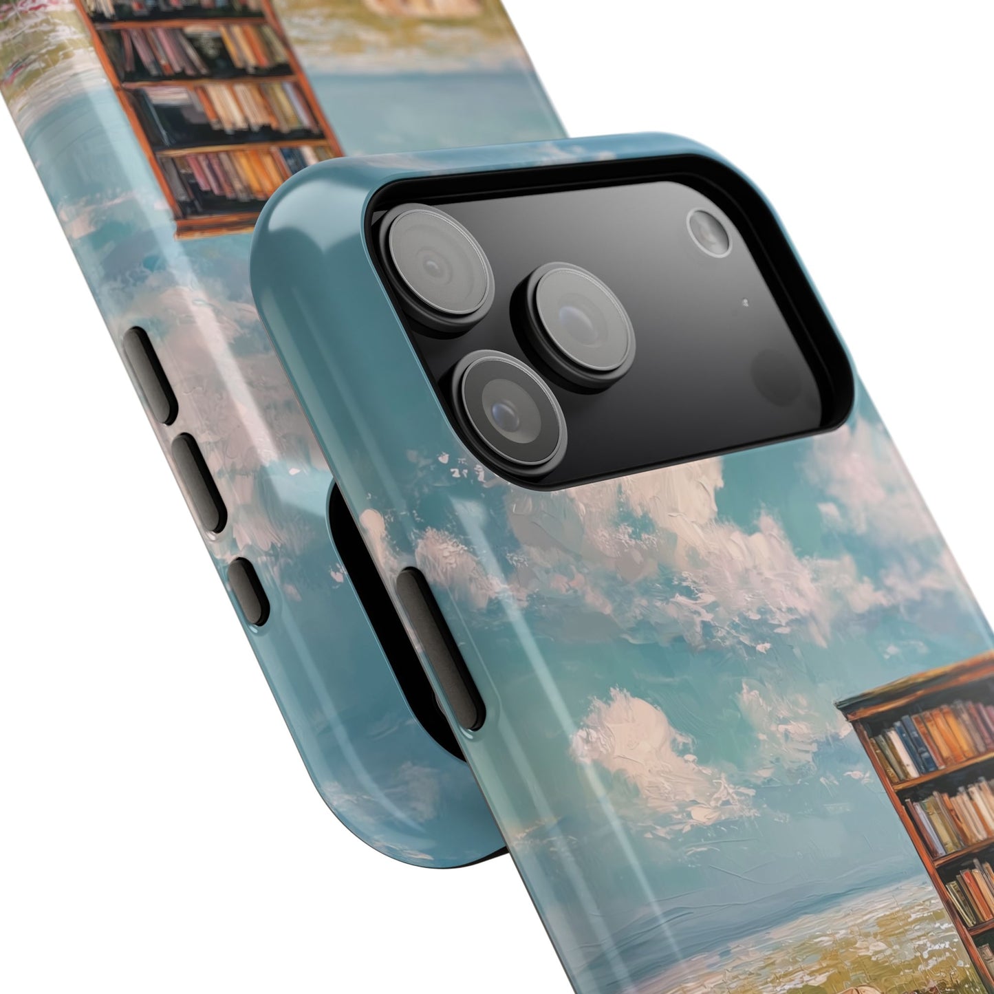 The Dreamer's Study – Surreal Meadow Design iPhone Case
