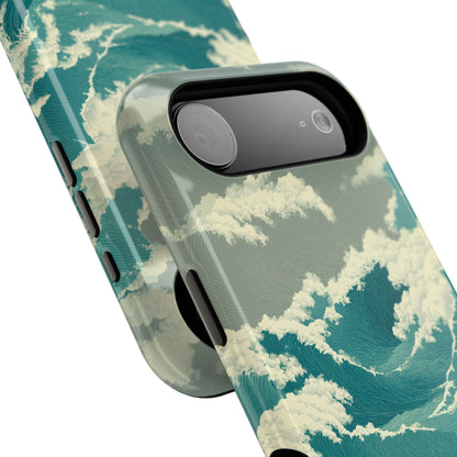 The Great Swell – Ukiyo-e Wave Design iPhone Case
