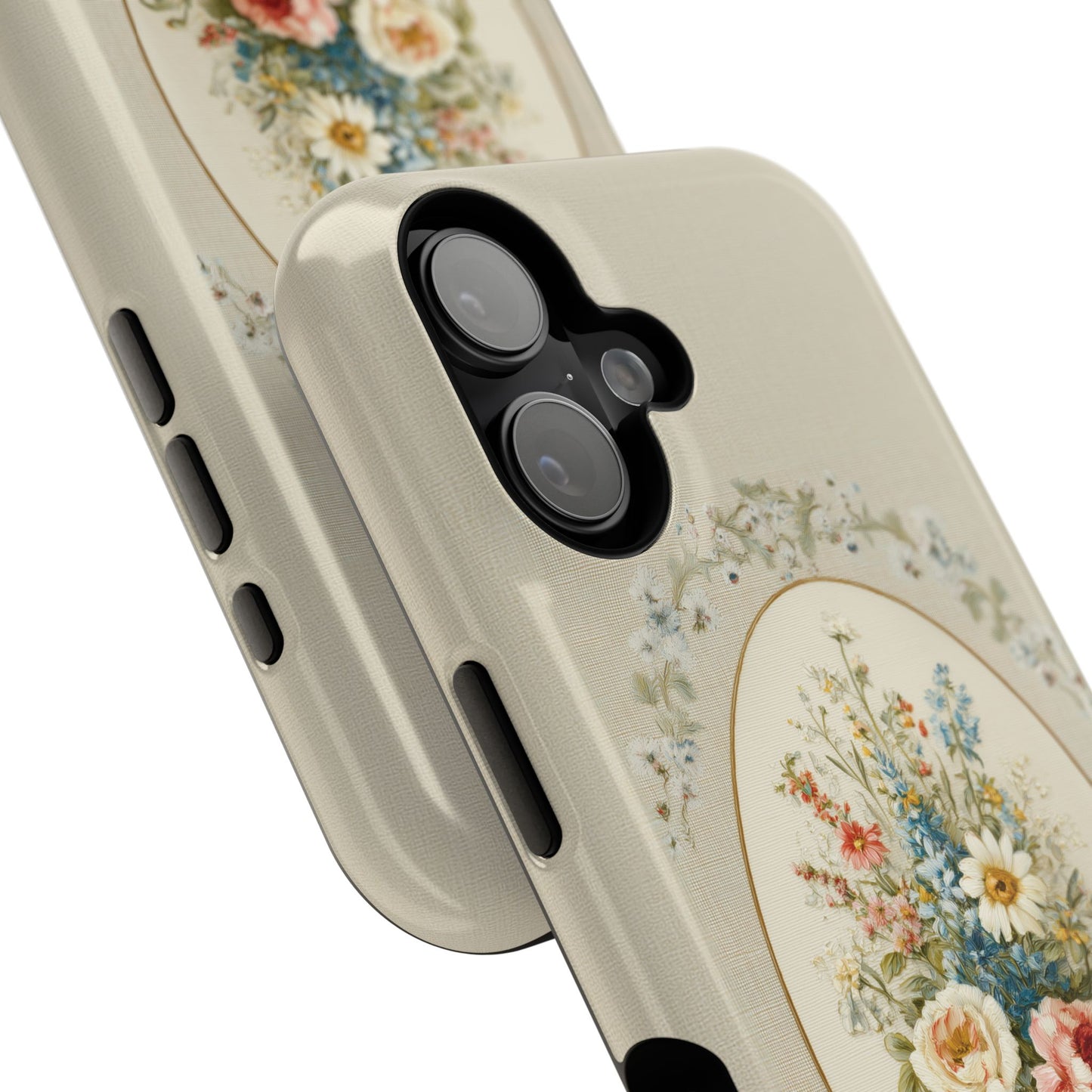 The Classic Rose Cameo – Vintage Floral Design iPhone Case