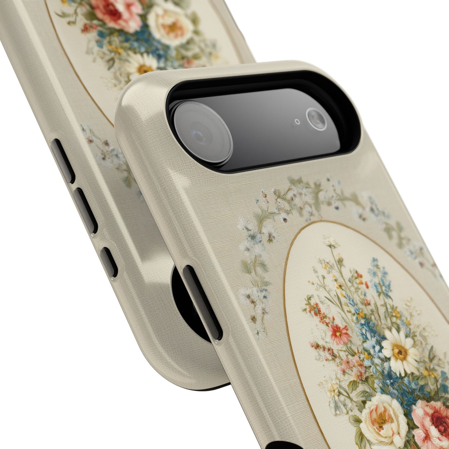 The Classic Rose Cameo – Vintage Floral Design iPhone Case