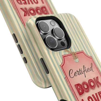 Certified Book Lover – Personalized Vintage Design iPhone Case