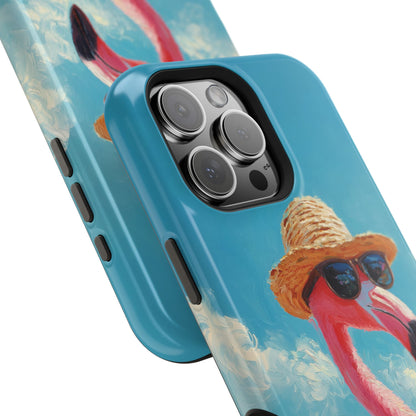 Vacation Mode – Painted Flamingo Design iPhone Case