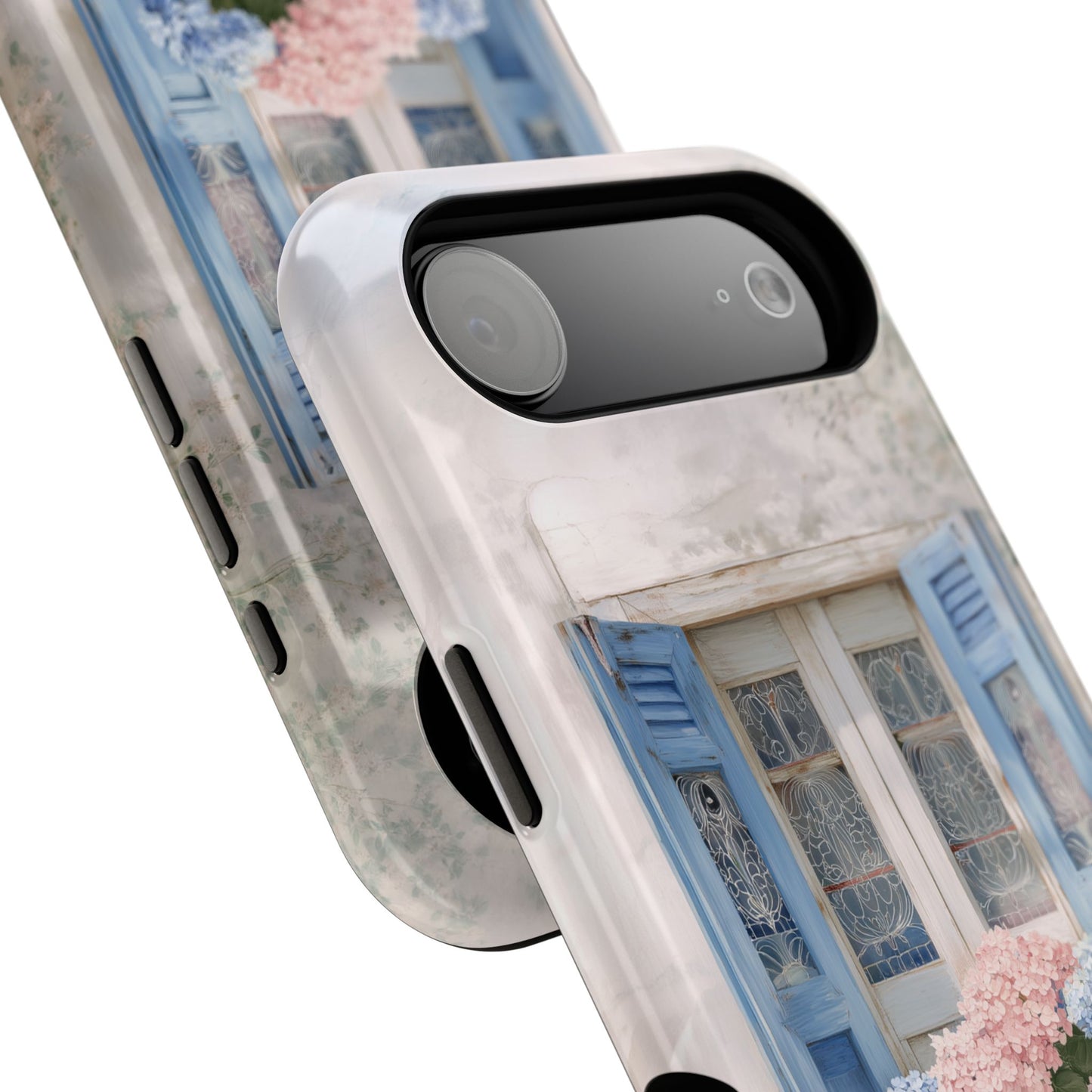 The Provence Window – Hydrangea Design iPhone Case