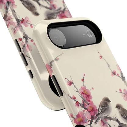 The Sweeping Blossom – Ink Wash Botanical Design iPhone Case