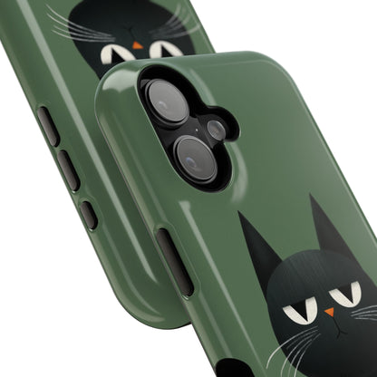 The Pre-Caffeine Feline – Grumpy Cat Design iPhone Case