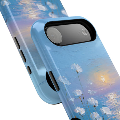 The White Sea Poppies – Coastal Impressionism Design iPhone Case