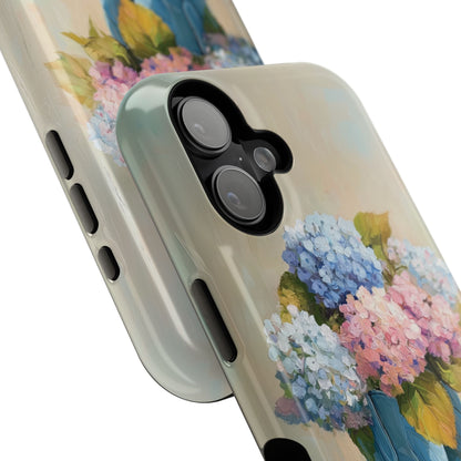 The Country Coquette – Impasto Boot & Hydrangea Design iPhone Case
