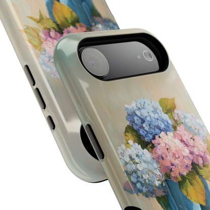 The Country Coquette – Impasto Boot & Hydrangea Design iPhone Case