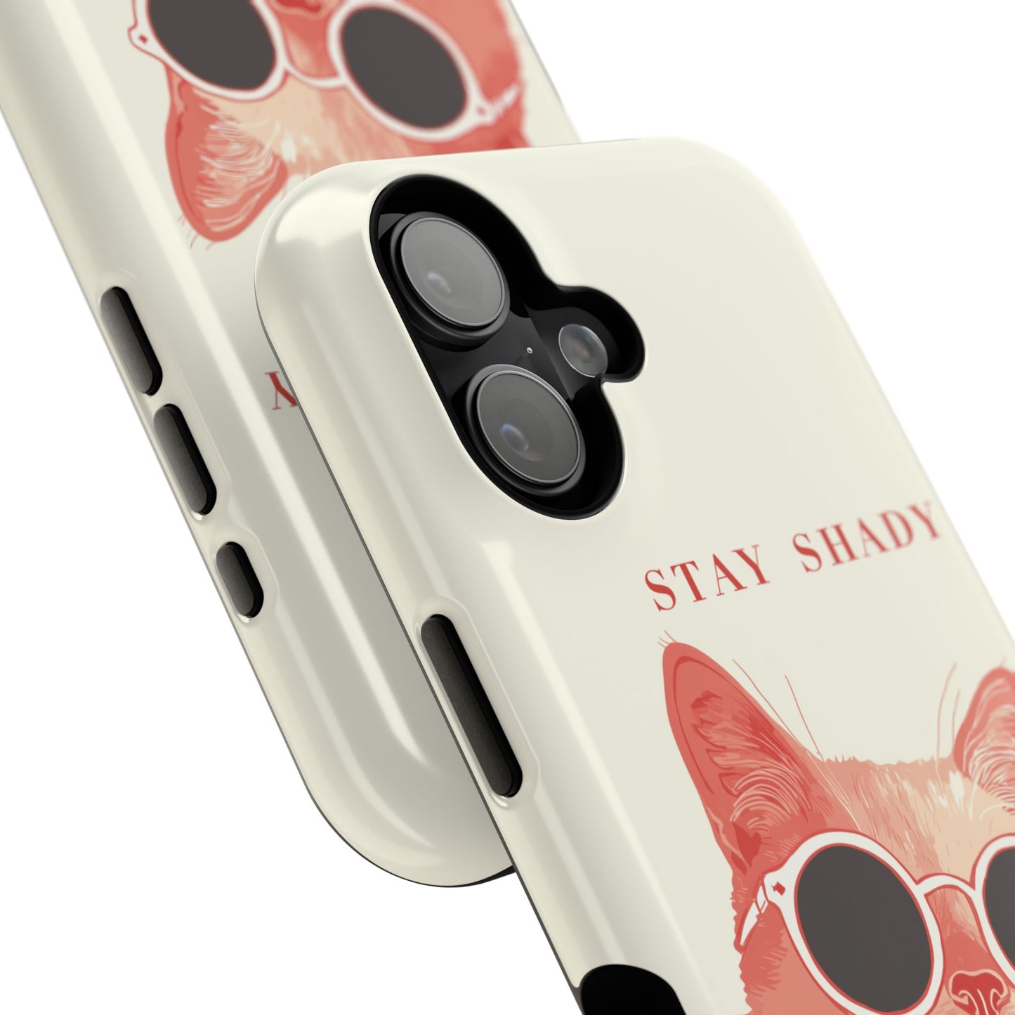 Stay Shady – Pop-Art Feline Design iPhone Case