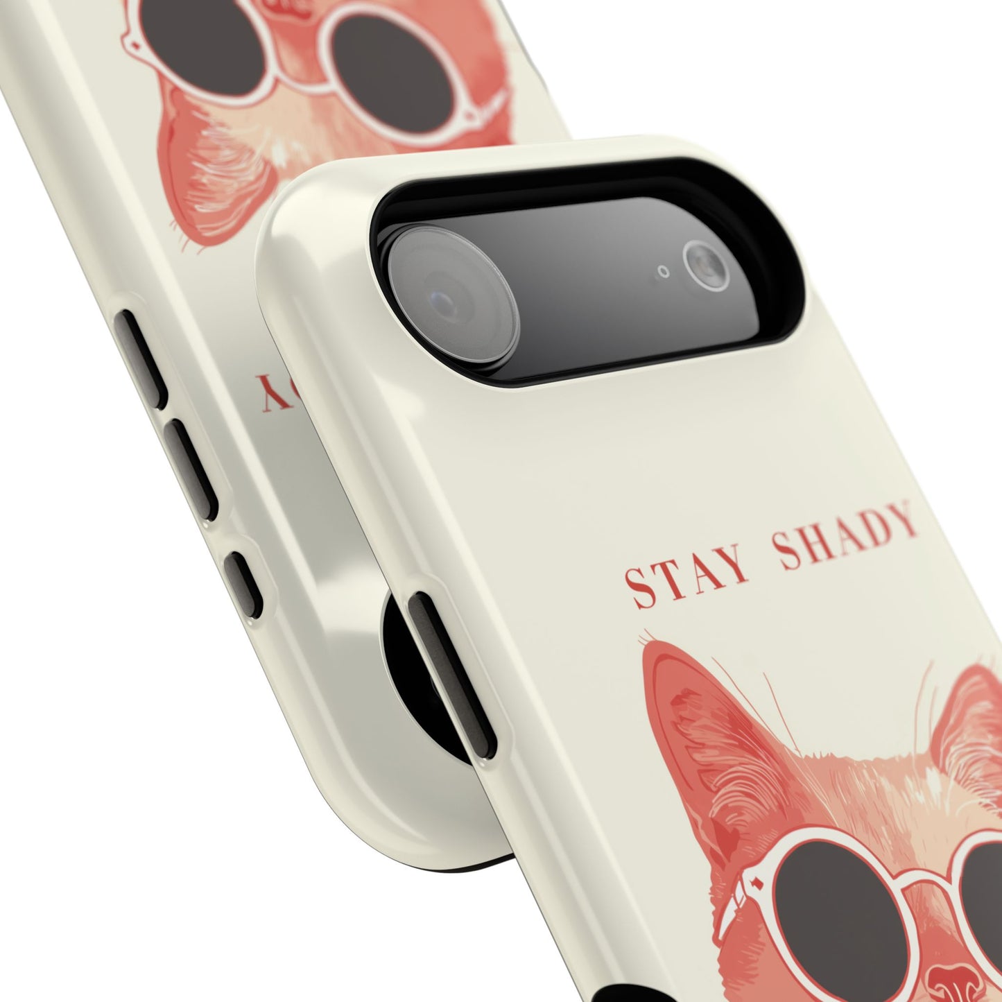 Stay Shady – Pop-Art Feline Design iPhone Case