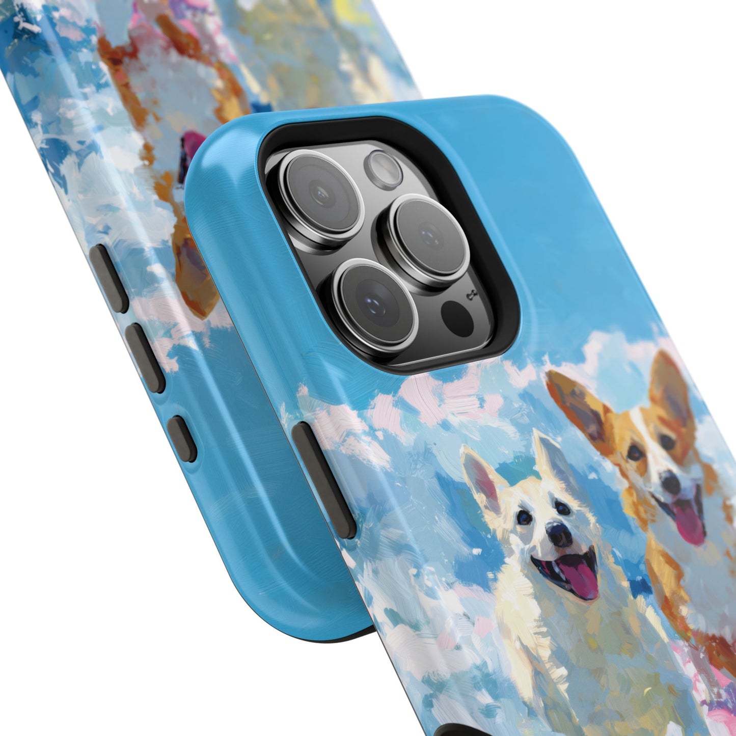 The Summer Surf Dogs – Impasto Action Design iPhone Case