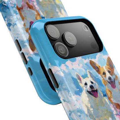 The Summer Surf Dogs – Impasto Action Design iPhone Case