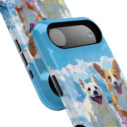 The Summer Surf Dogs – Impasto Action Design iPhone Case