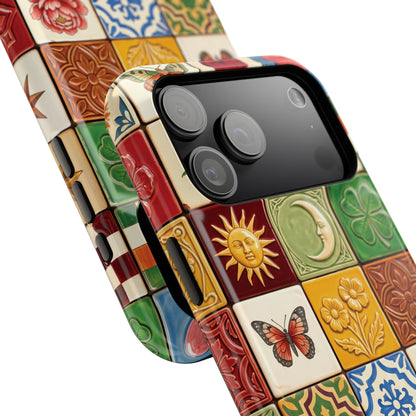 The Mediterranean Mosaic – Ceramic Tile Design iPhone Case