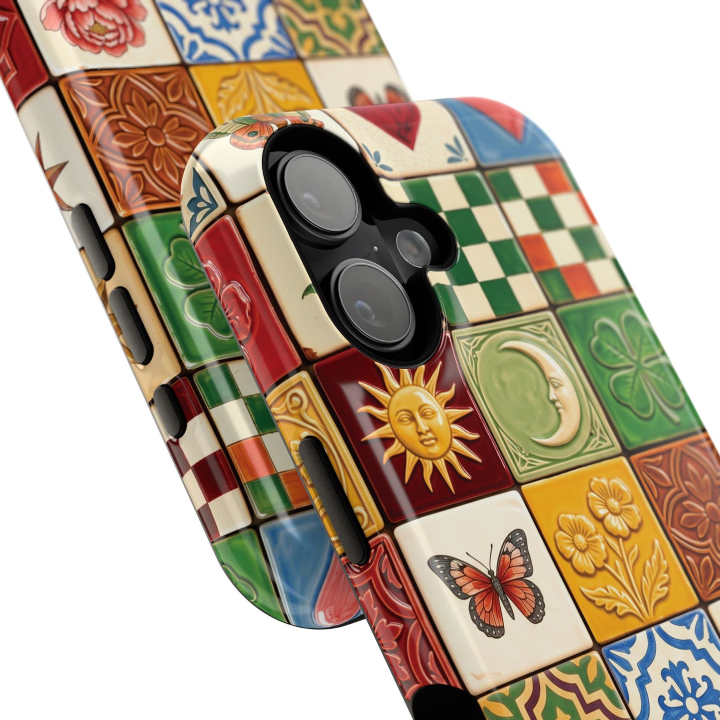 The Mediterranean Mosaic – Ceramic Tile Design iPhone Case