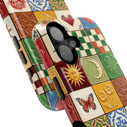 The Mediterranean Mosaic – Ceramic Tile Design iPhone Case