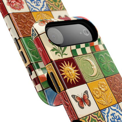 The Mediterranean Mosaic – Ceramic Tile Design iPhone Case
