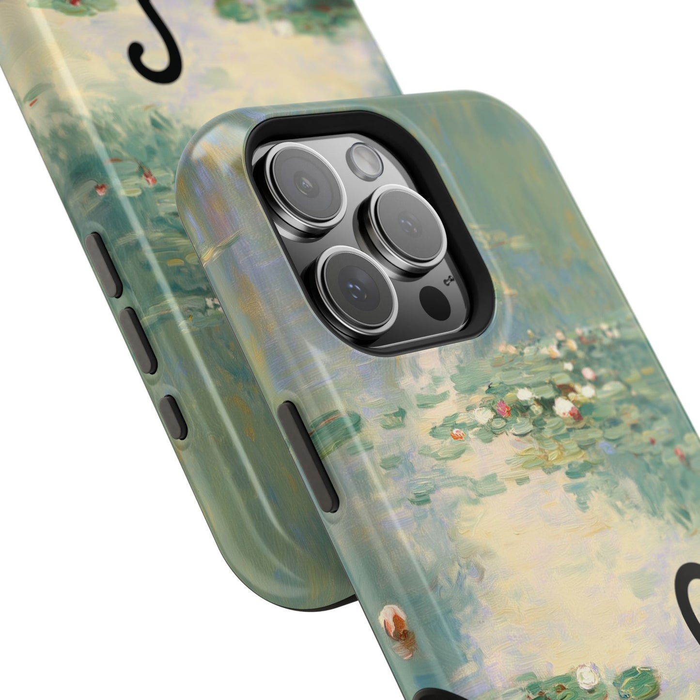The Water Lily Lurker – Fine Art Parody Design iPhone Case