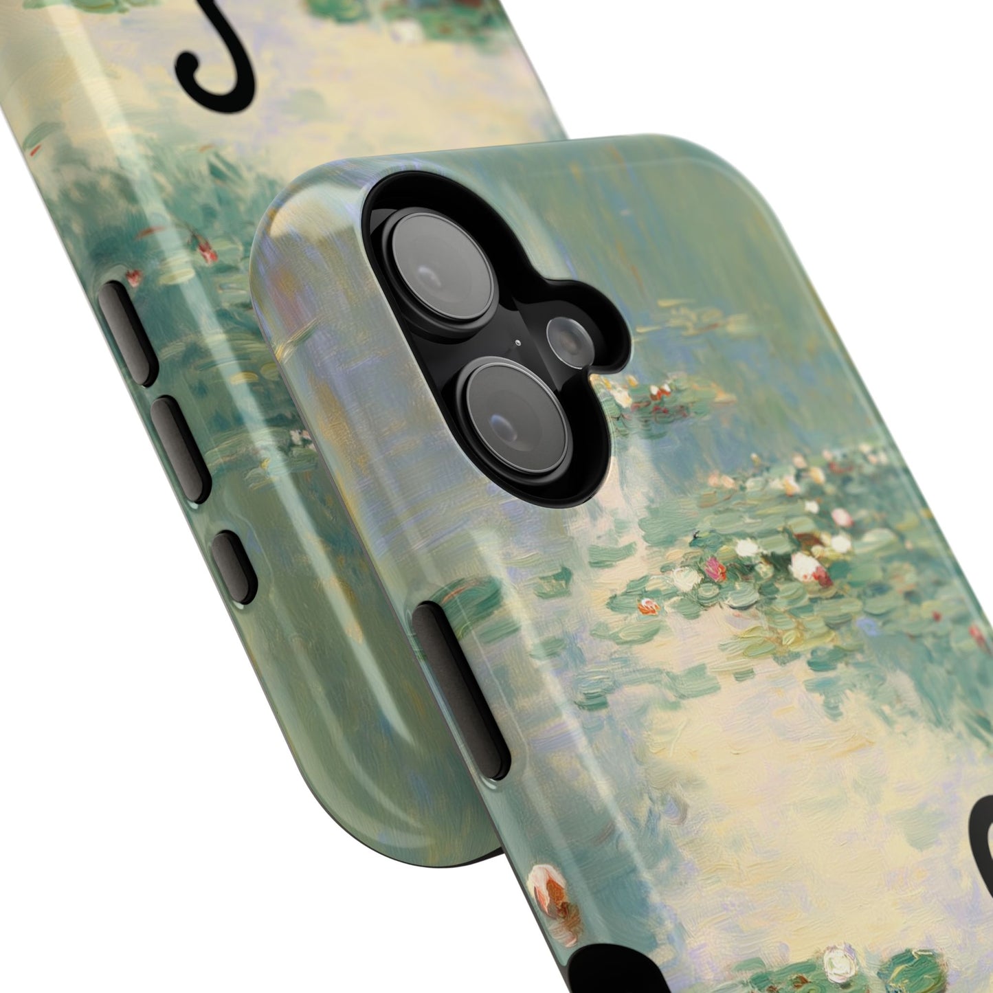 The Water Lily Lurker – Fine Art Parody Design iPhone Case