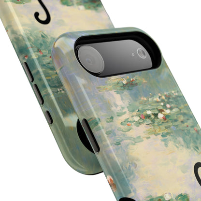 The Water Lily Lurker – Fine Art Parody Design iPhone Case