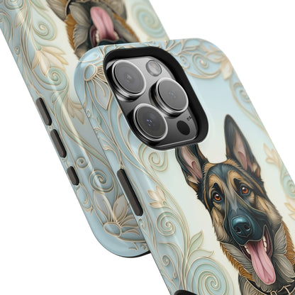 The Elegant Filigree – Custom Pet Portrait iPhone Case