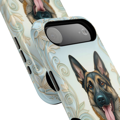 The Elegant Filigree – Custom Pet Portrait iPhone Case