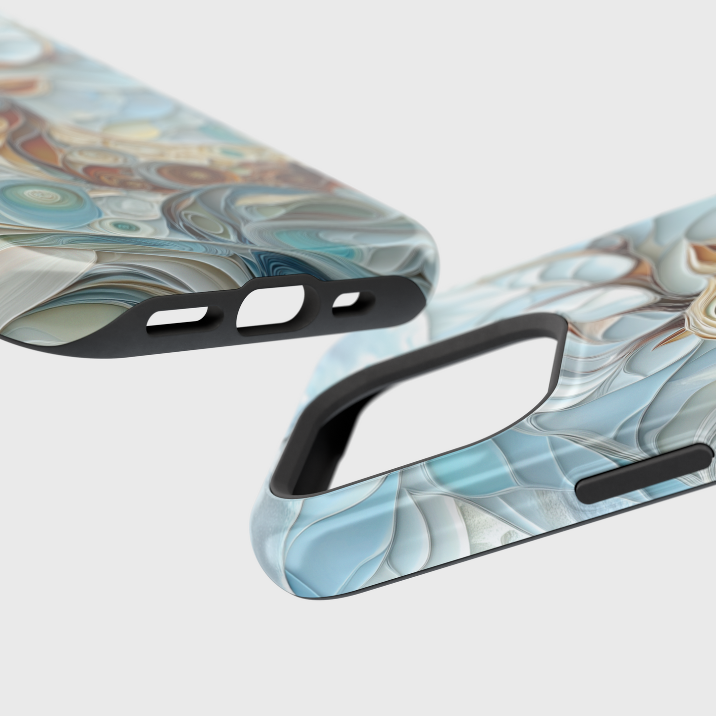 Elegant Deer Quilling Art Design iPhone Case