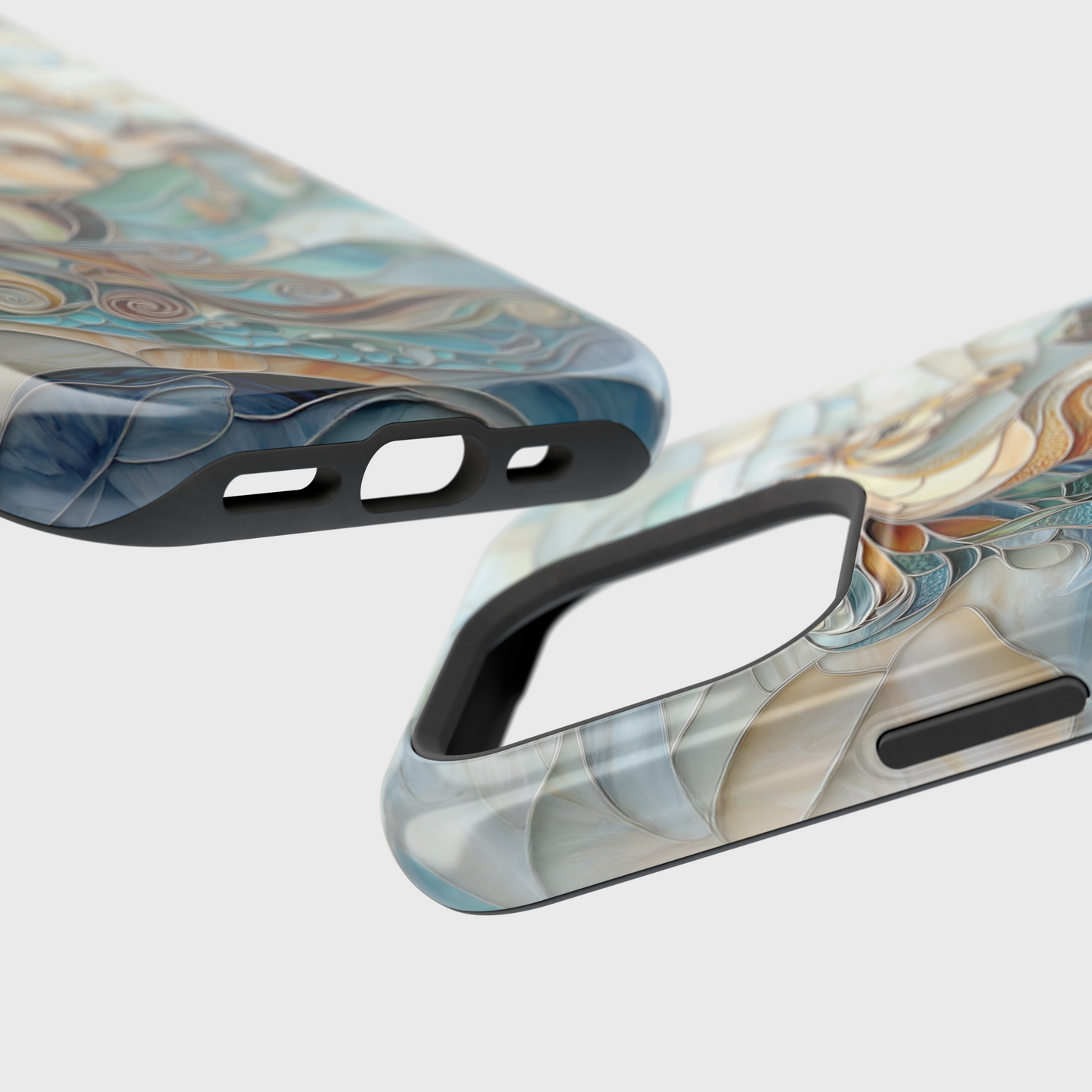 Majestic Horse Stained Glass Design iPhone Case